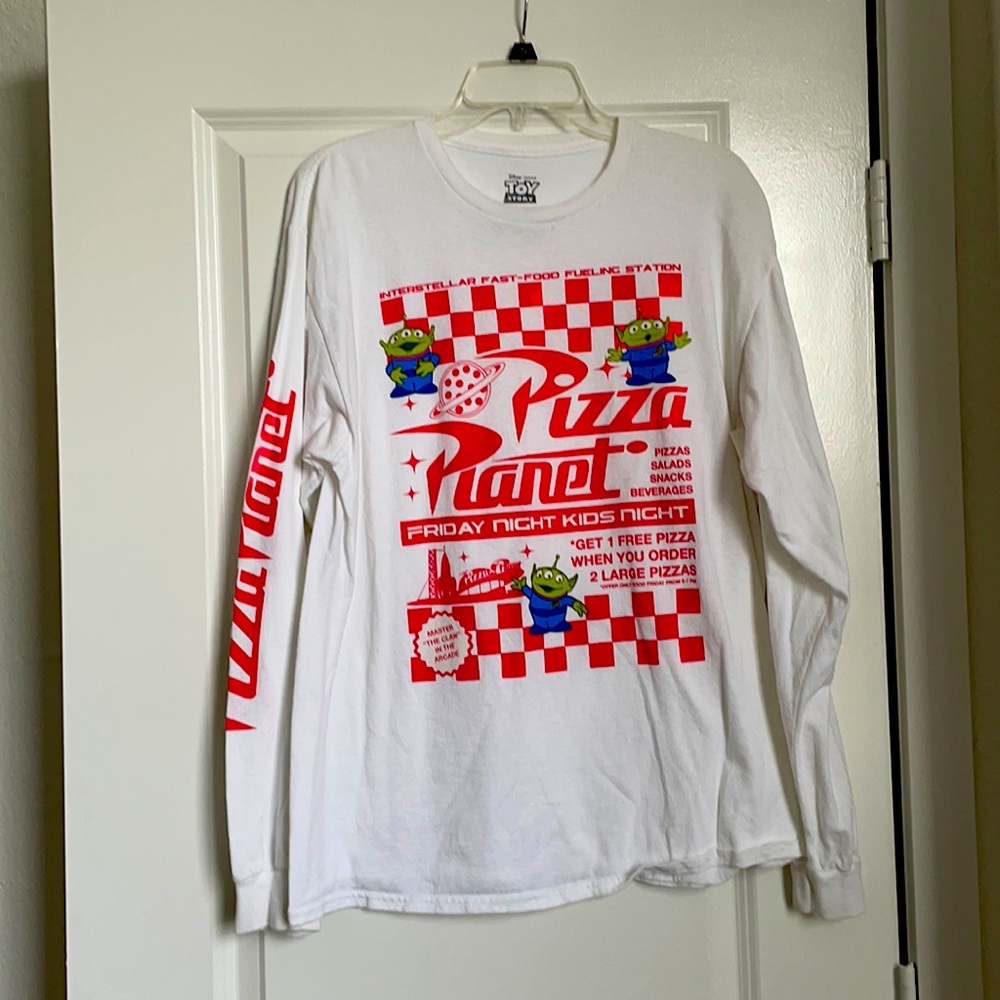Long Sleeve White T Shirt Toy Story